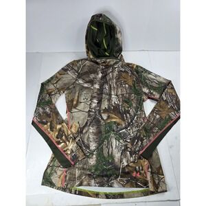 Under Armour Womens Scent Control EVO HG Long Sleeve Shirt Size L Real Tree Camo